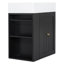 Meuble-lavabo de 20 pouces avec lavabo et rangement en céramique-2115209854