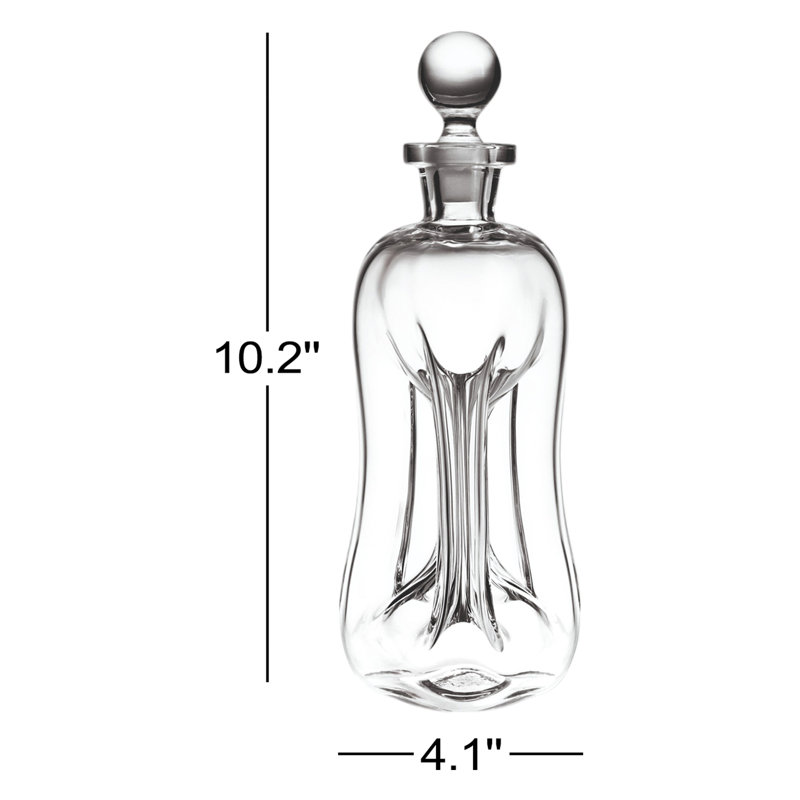 Bouteilles décoratives en verre faites à la main Klukflaske
