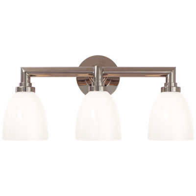 Chapman & Myers Wilton Triple Bath Light