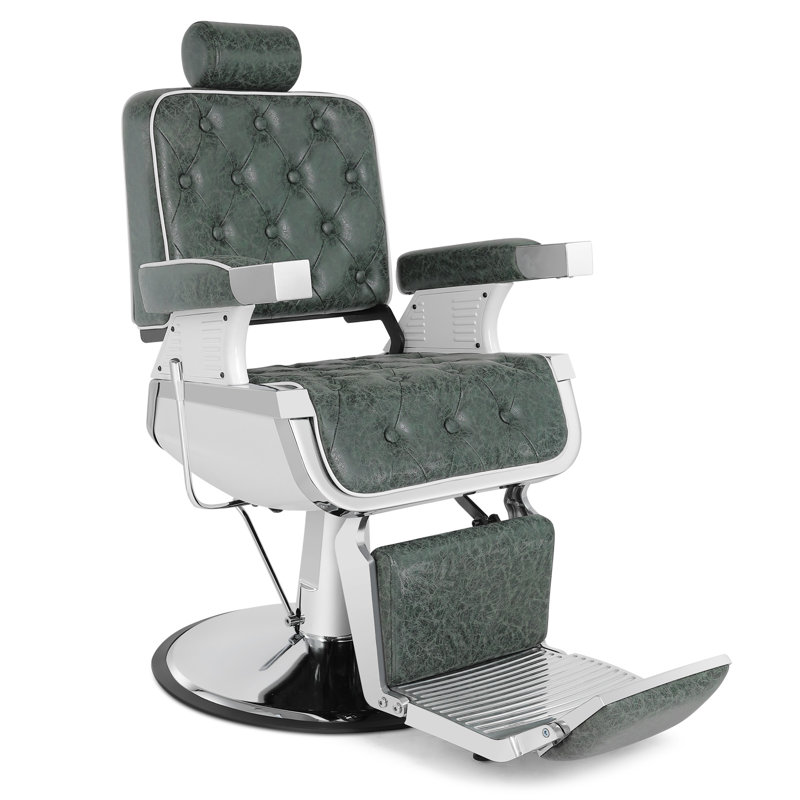 Fauteuil de massage en faux cuir, Similicuir vert
