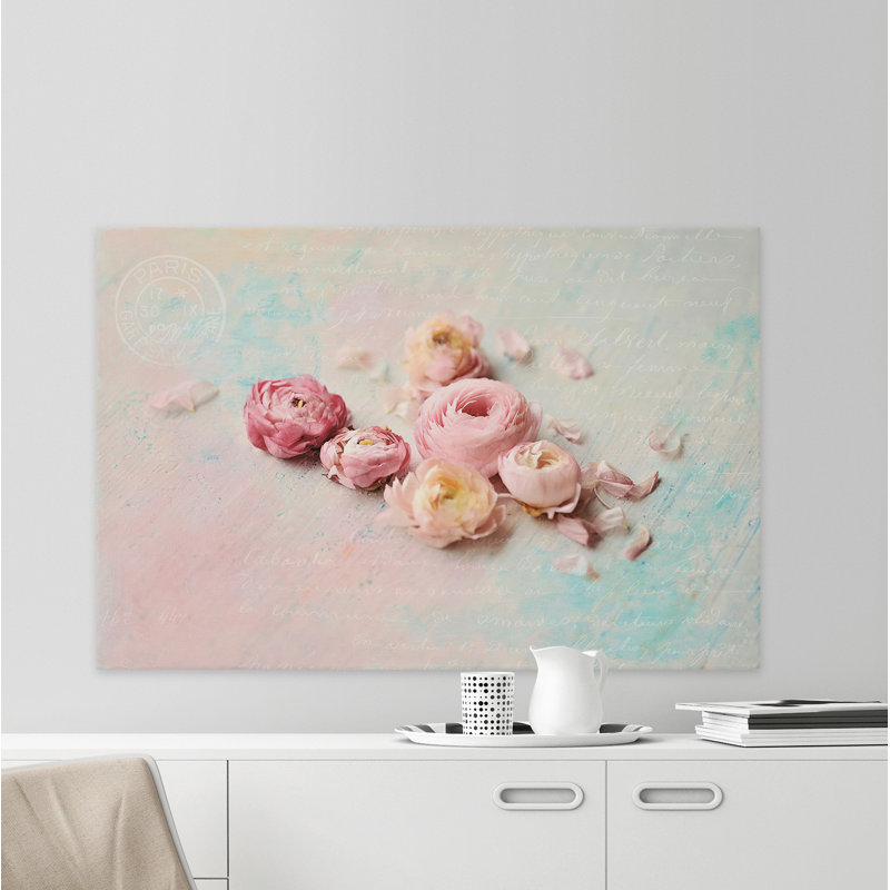 Ranunculus Petals I 1 Piece Wrapped Canvas Wall Art, 20cm H x 30cm W x 3.81cm D