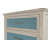Ocean Isles - 5 Drawer Woven Chest - Ocean Blue and Aged Ivory Finish