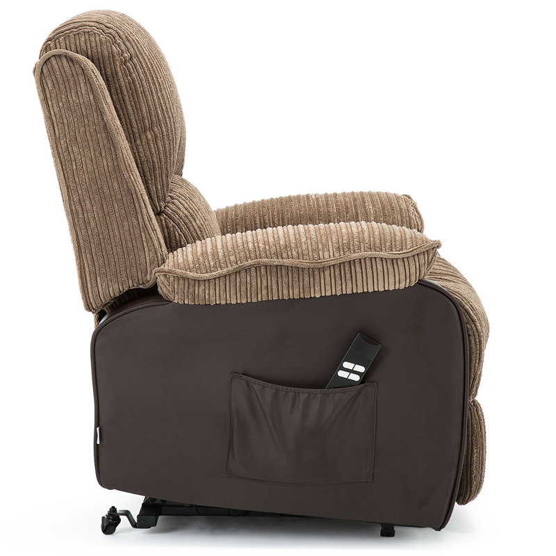 Whitehurst 94cm Wide Lift Assist Standard Recliner, Dual Motor Lift Assist, Brown