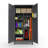 Tall Metal Tool Storage Cabinet With Ample Space