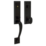 Cody Handleset with Deadbolt and Door Lever and Rosette