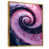 Toile avec cadre flottant or