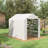 Outsunny Walk-In Greenhouse For Outdoors With Roll-Up Zipper Door-121362743-121362744