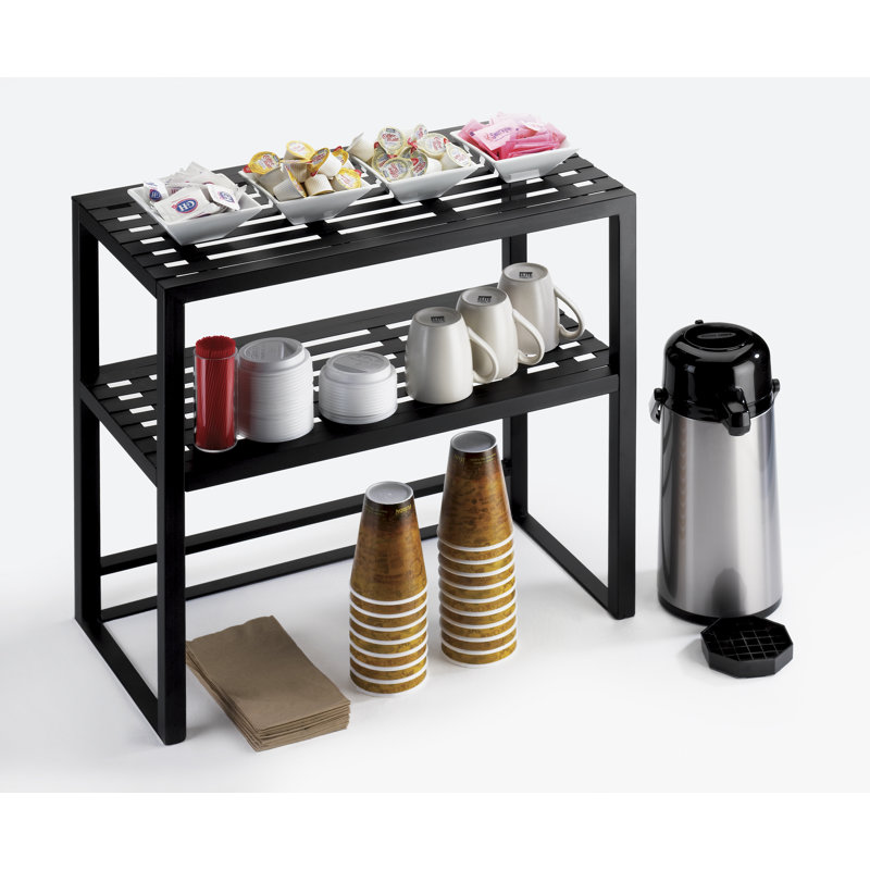 2 Tier Iron Hutch Display
