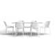 Farrah 71'' Rectangular 6 - Person Outdoor Dining Set