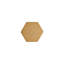 Poignée d'armoire hexagonale solide, paquet de 10-70921001