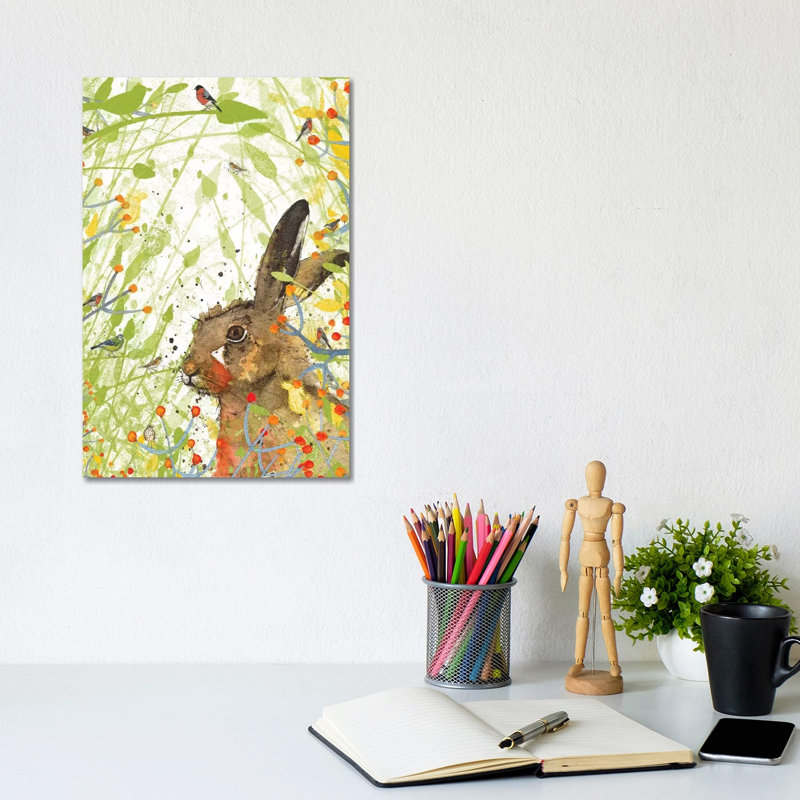 Outside by CarolLynn Tice - Floater Frame Gallery-Wrapped Canvas Giclée on Canvas, Wrapped Canvas, 20.32 cm H x 30.48 cm W