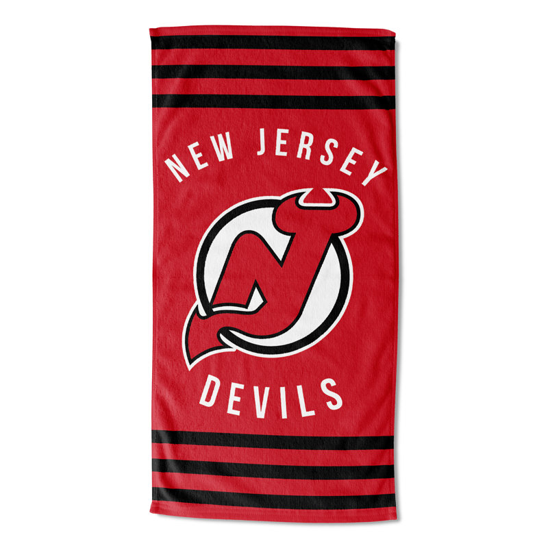 Cotton Blend Lightweight Beach Towel, New Jersey Devils