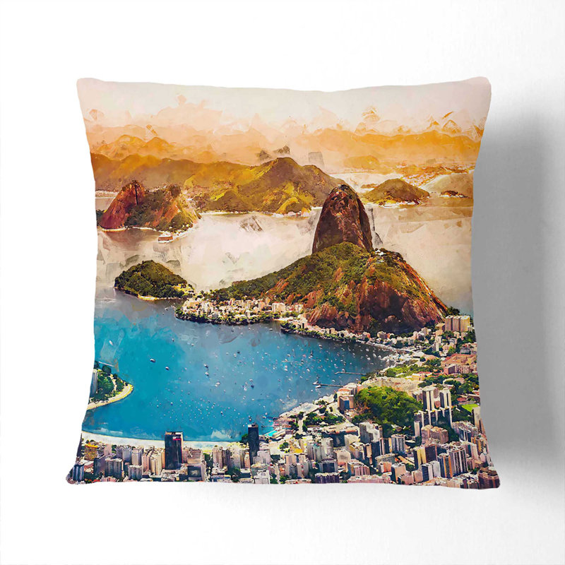 Square Cushion, 40cm H x 40cm W x 15cm D
