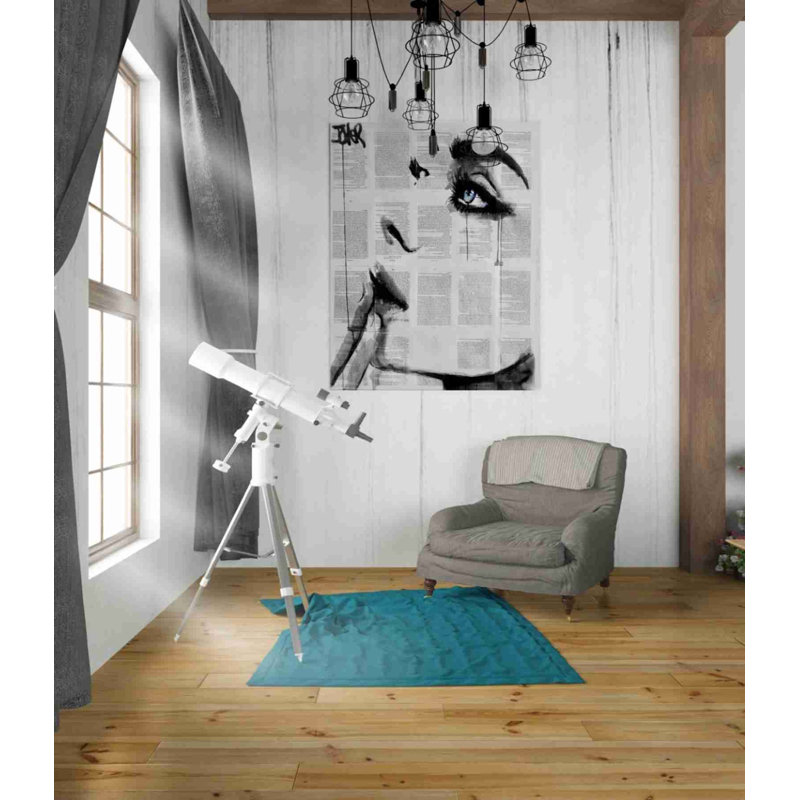 «Never Know» par Loui Jover, art mural sur toile, H 34 po x l 26 po x P 1,25 po