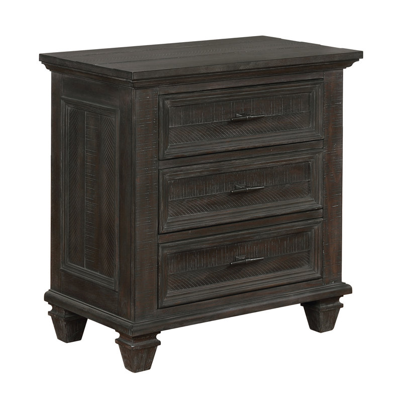 Ensemble de chambre avec table de chevet 2 pièces Worley, Grand