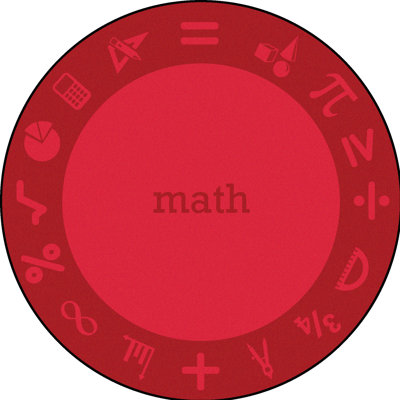 Tapis rouge Steam Math par Joy Carpets