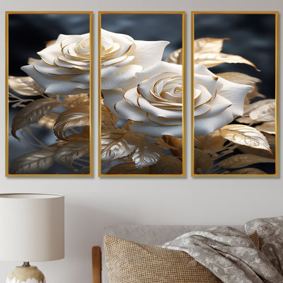 «Maness - Roses», ensemble de reproduction d'art mural