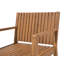Crayton 6 - Person Acacia Solid Wood Patio Dining Set Rectangular Table with Cushions Included