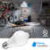 A19 LED Motion Sensor Light Bulb, 60W Eqv. E26 Base, 6000K Pure White