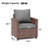  Samya Wicker Outdoor Lounge Chair With Cushions-339849187