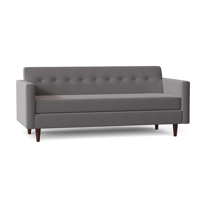 Floodwood Upholstered 77.5'' Sofa, Macarena Slate