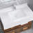 Ceramic Rectangular Bathroom Sink - White, Overflow, Sound Deadening, Heat , Stain & Scratch Rust-, Faucet Wall Or White Undermount Wash Basin Absorbing, Rust No Holes Emerged