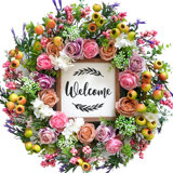 Faux Plastic 18'' Wreath