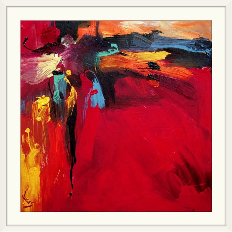 «Driven» par Frioucheburg, impression, H 20" x l 20" x P 1", Cadre blanc