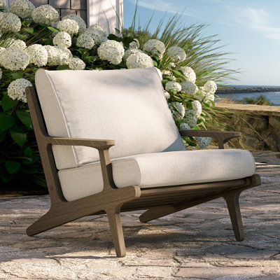Fauteuil d'extérieur en bois de teck Saratoga