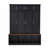 Hall Tree with 4 Hanging Hooks, Wood Grain Bench with Multiple Storage Space-1966525243