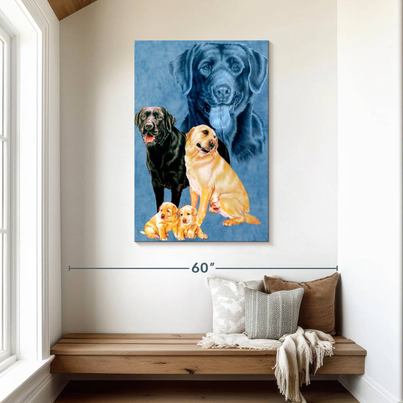 Brampt Labrador Retrievers, 45" H x 30" W
