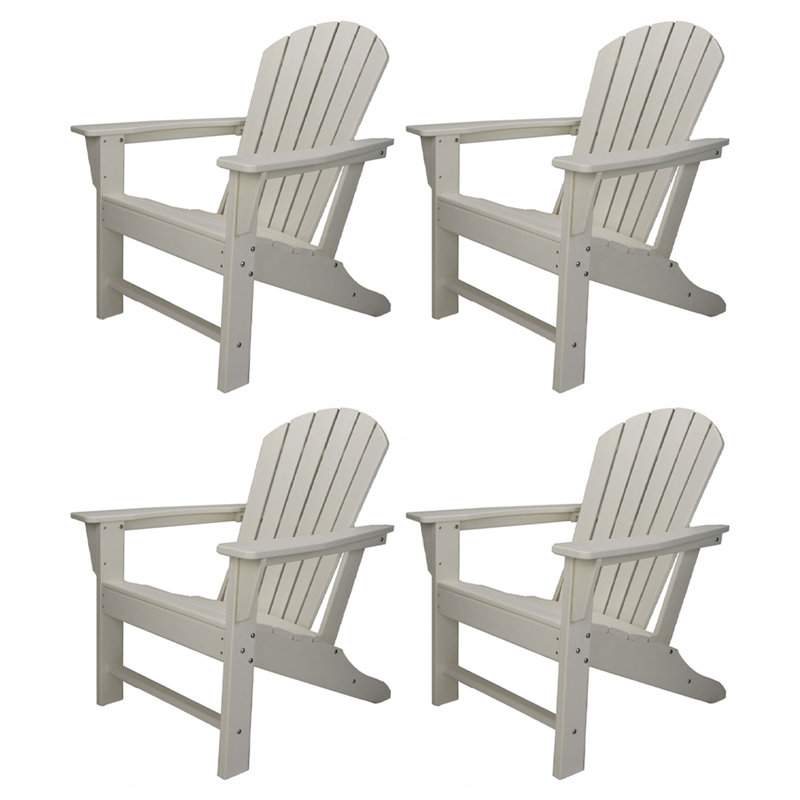 Reclining Deck Chair, White
