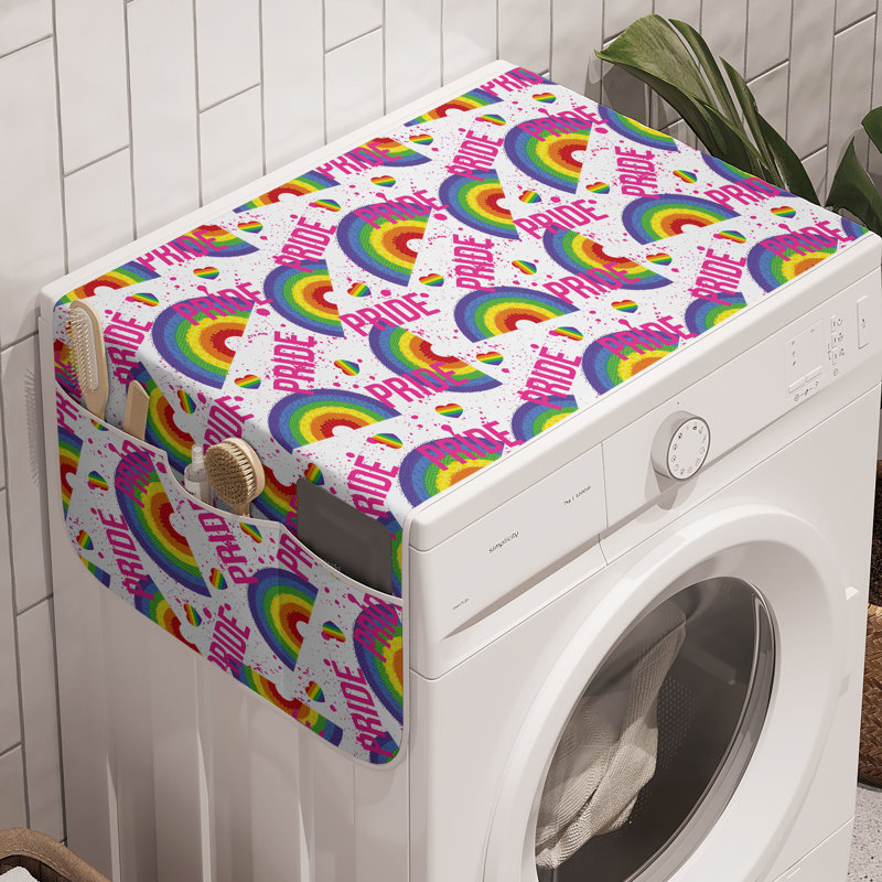 Machine à laver East Urban Home Pride Day, paquet de 2, 47 po x 18,5 po