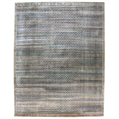 Silk Treasures One-of-a-Kind Rectangle 15'5" X 19'9" New Age Area Rug Green