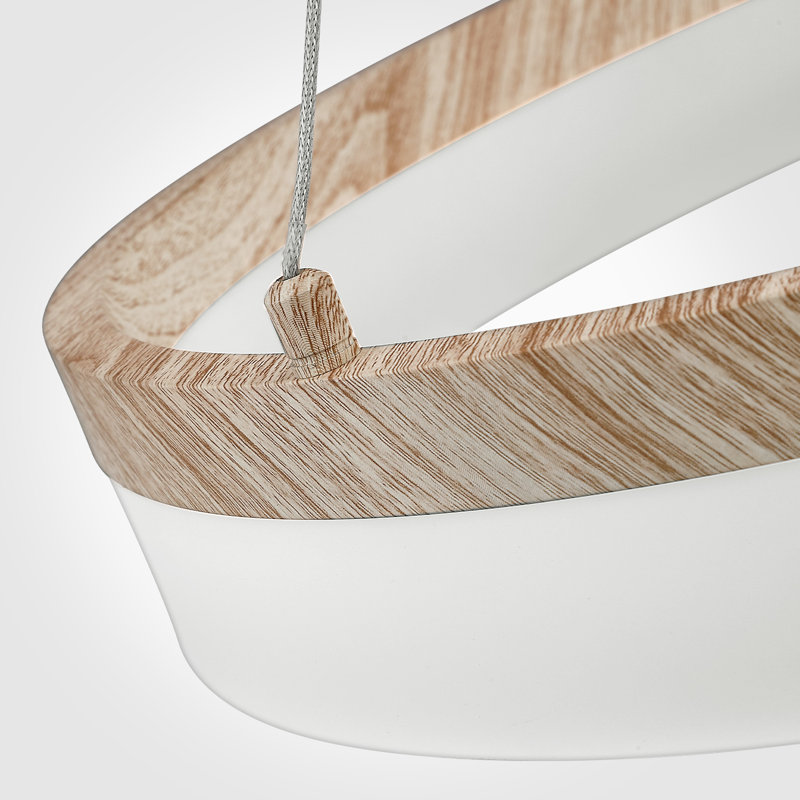 Luminaire suspendu linéaire DEL grain de bois Irene PDLCWG-20