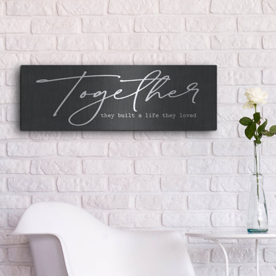 Art mural luxueux «Together» par Lettred & Lined