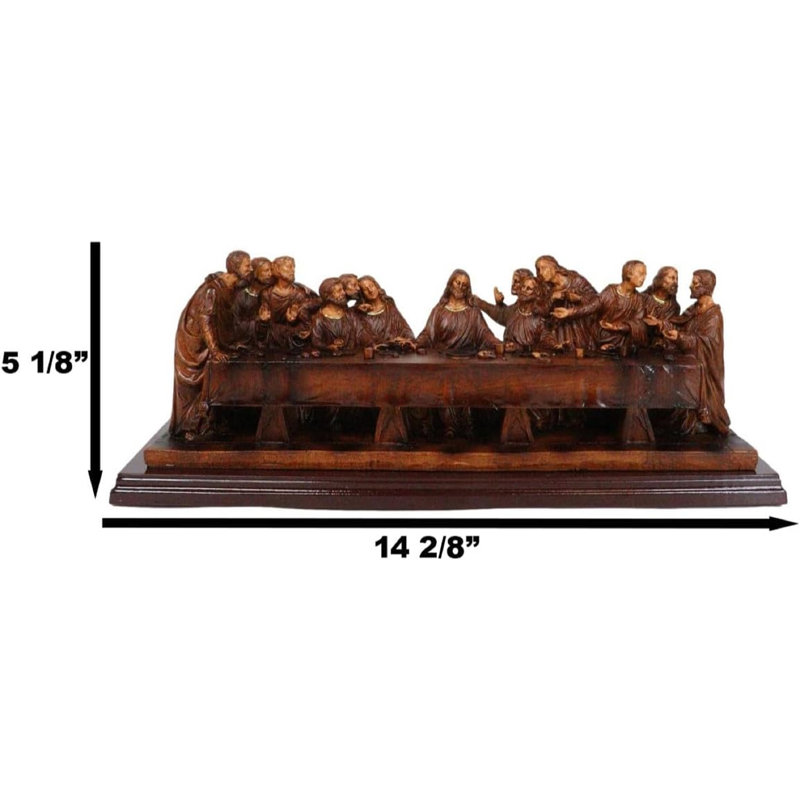 Figurine en bois 14 po Leonardo Da Vinci