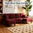 U-shaped Sectional Sofa,sectional Couches With Double Chaise,linen Fabric Couch For Living Room-1351574317