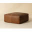 Repose-pieds Elio - Cuir cognac