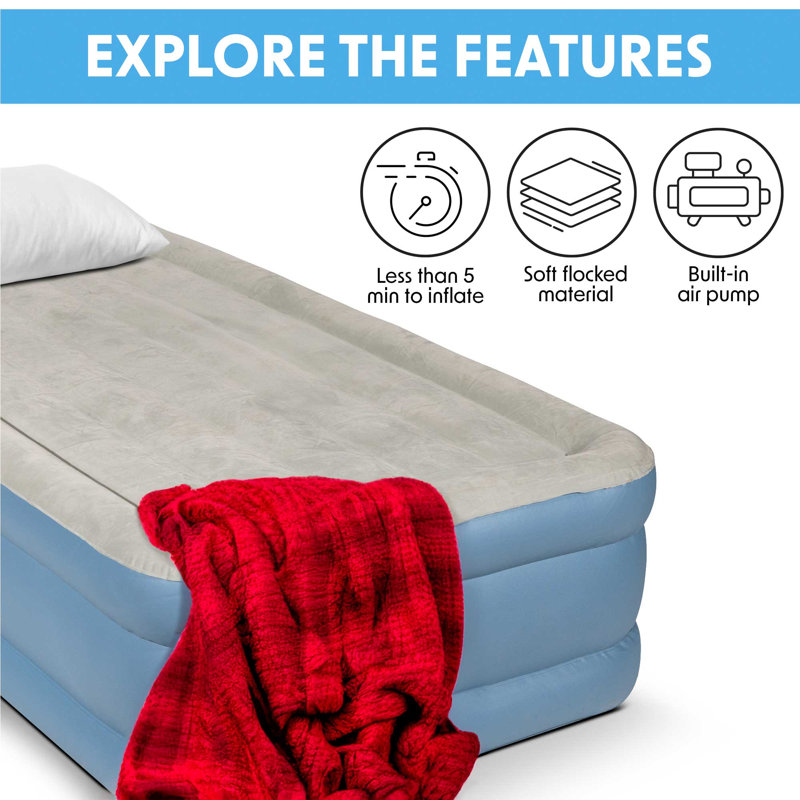 Neah 46cm Air Bed, EU Single - 90 x 200 cm