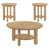 3 Pieces: Coffee Table, 2 End Tables sélectionné