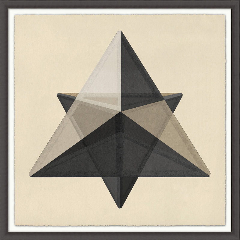 «Translucent Form», reproduction d'art graphique encadrée de 6 pi