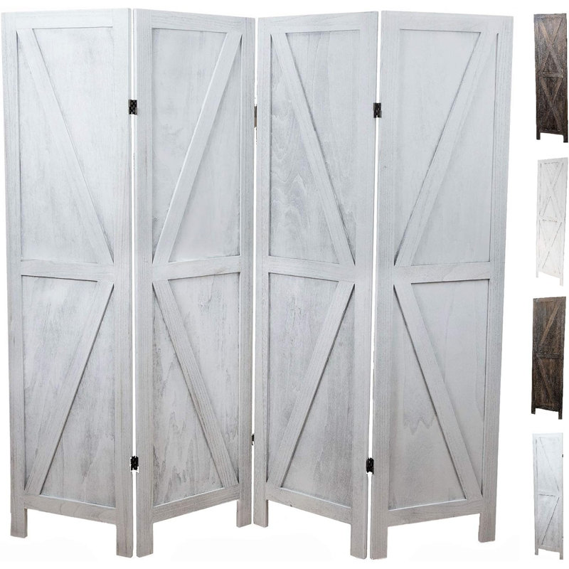 Cloison H 67 po Jaddo, Blanc, 4, H 67 po x l 72 po x P 2 po