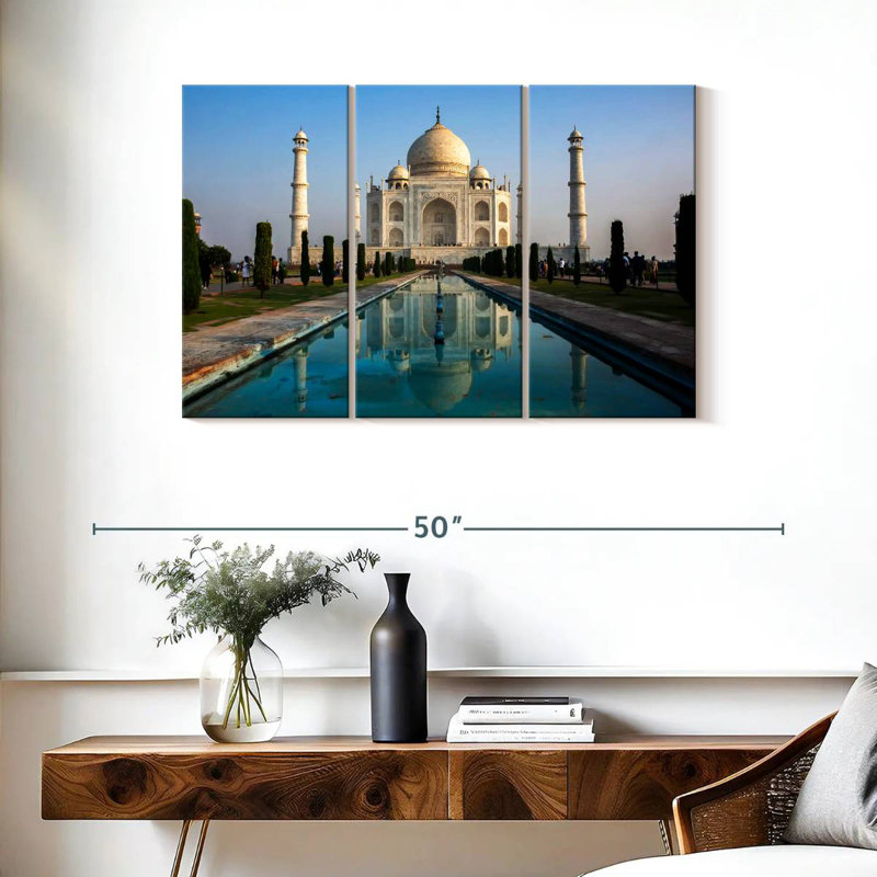 Adella Taj Mahal Pool Reflection, 24" H x 38" W