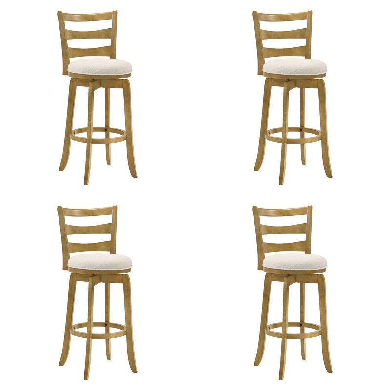 Ensemble de 4 tabourets de bar Melindra, Éclat ambré, 4, Tabouret de bar (siège d'une hauteur de 30,25 po)