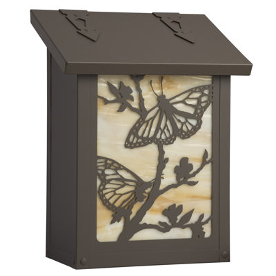 Monarch Metal Wall Mounted Mailbox