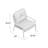 Lebanon Powder Coated Aluminum Outdoor Lounge Chair
