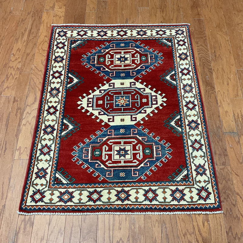 Handmade Kazak Wool Rug