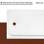 60" Single Threshold Shower Pan Base In White With Drain Assembly-110508776