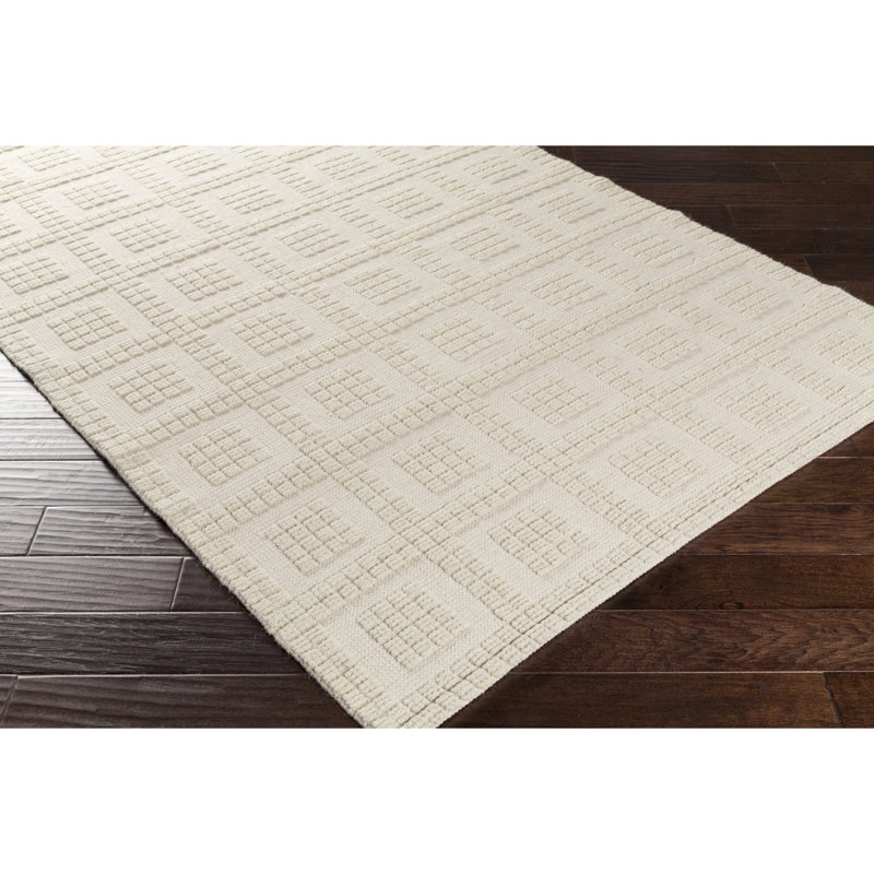 Veach Wool Geometric Indoor Rug, Rectangle 2' x 3'